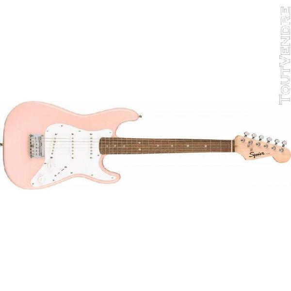 Squier mini strat shell pink - guitare électrique