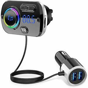 Transmetteur fm bluetooth 5.0 adaptateur radio sans fil kit