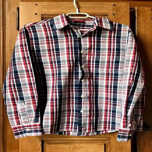 chemise à carreaux levi red tab pour homme. taille m.