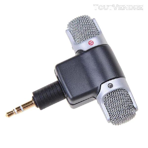 Mini-jack 3,5 mm microphone stéréo à condensateur