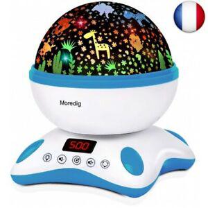 Moredig veilleuse enfant musicale et lumineuse, led