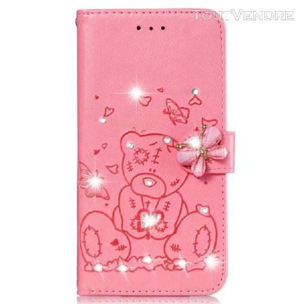 Housse rhinestone diamant étui pour apple iphone x - iphone