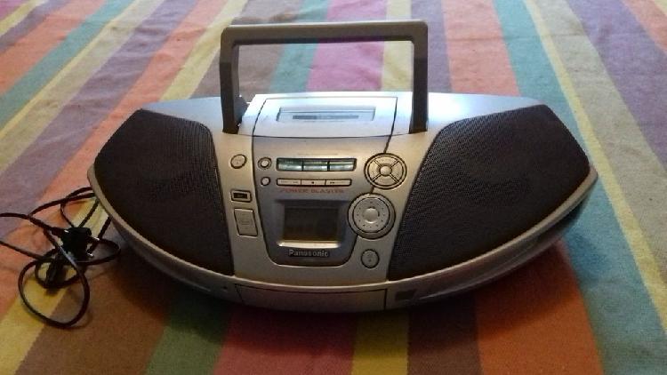 Radio cassette cd stereo portable panasonic rx es 27