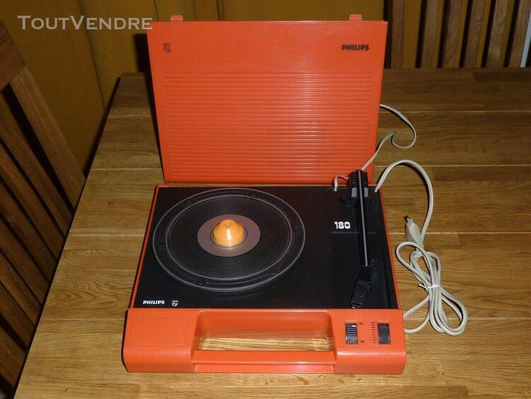 tourne disque Électrophone vintage pop philips 180