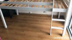 Lit mezzanine pour enfant + matelas