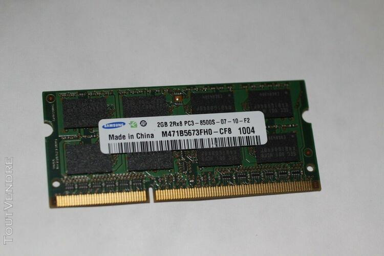 Mémoire samsung 2gb 2rx8 pc3 8500s -