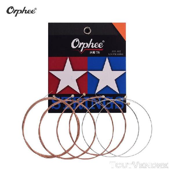 Orphee t6 / 1152 (.011-.052) cordes de guitare pour guitares