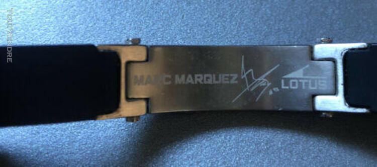 Bracelet lotus signé marc marquez moto gp 22 cm