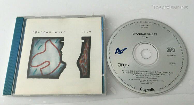 spandau ballet. true. cd made in uk 1983.