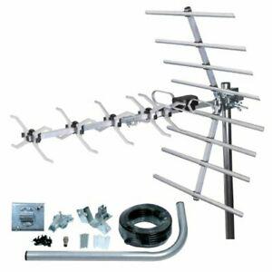 Slx 27887k4 kit antenne tnt numérique 32 eléments argent