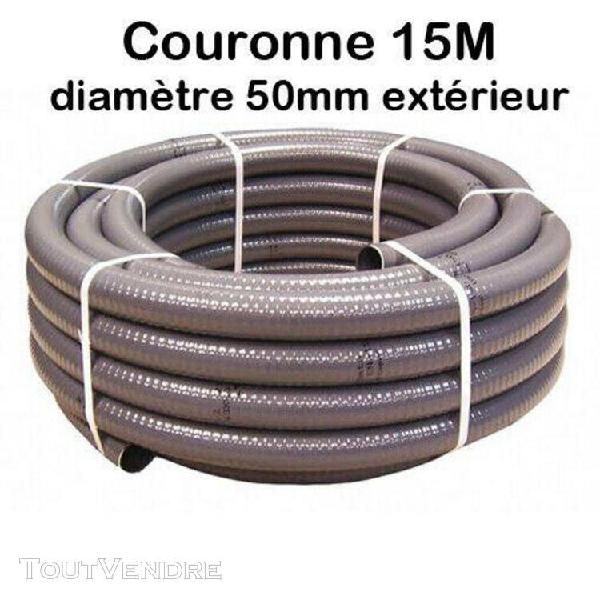 Couronne rouleau 15m tuyau pvc pression souple à coller ø