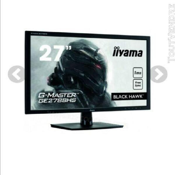 Iiyama g-master ecran pc led 27&quot; 1920 x 1080 1 ms hdmi/dvi/v