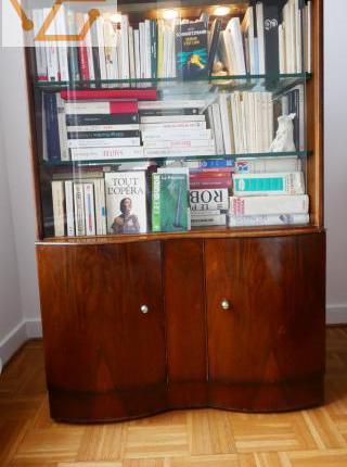 petite vitrine / bibliothèque en bois art d�...