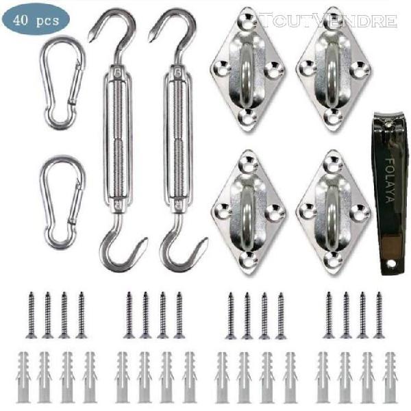 Kit de montage pour voile d&#39;ombrage accessoires de fixation