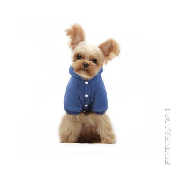 manteau veste À chien bleu taille:l polyester animal