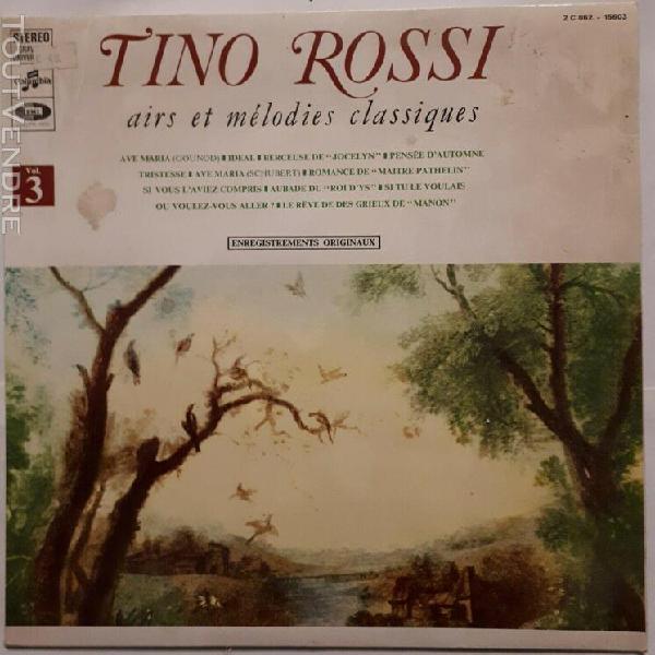 Disque 33 tours vinyle tino rossi airs et mélodies