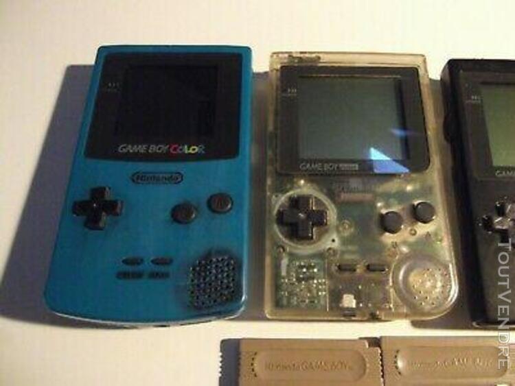 game boy lot consoles + jeux game boy pocket game boy