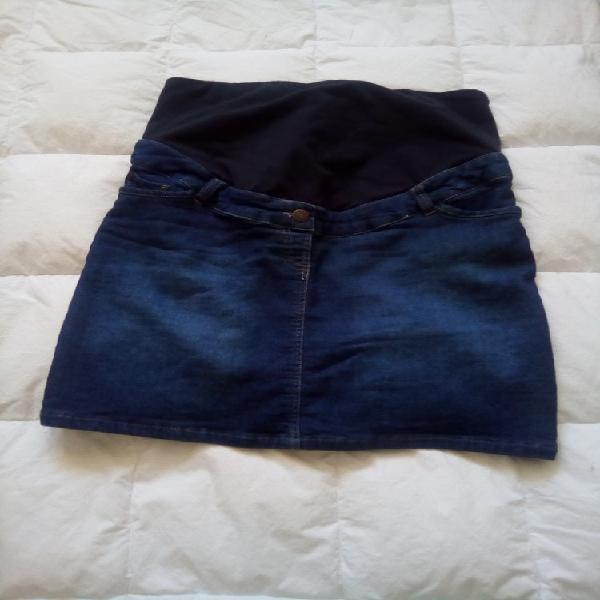 jupe de grossesse en jeans neuf, tremblay-en-france (93290)