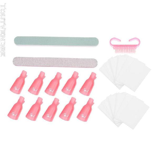 kit d'outils de dissolvant de gel pour vernis À ongles