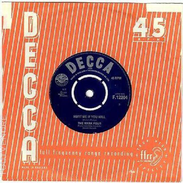 Mark four hurt me if you will 1965 uk 45 decca 60s freakbeat