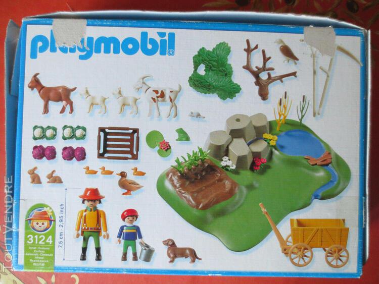 Playmobil thème fermes / animaux ref 3124 superset ferme