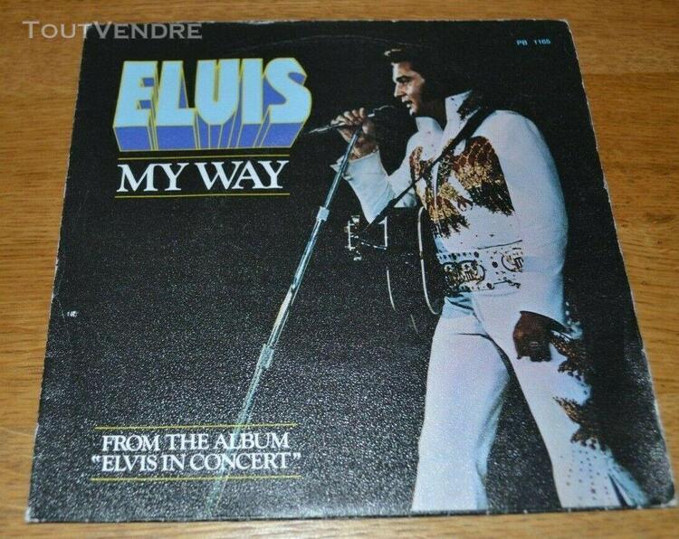 elvis presley my way/america french sp