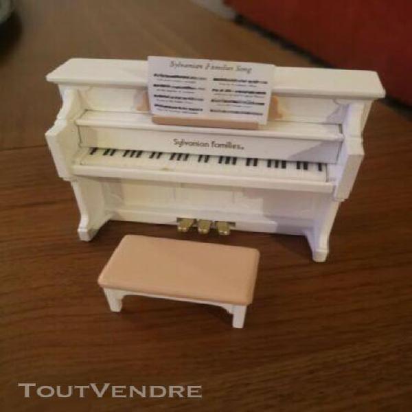 Sylvanian families piano, musique, loisir, clavier, instrume