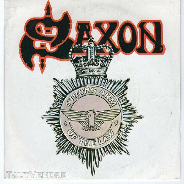 saxon - strong arm of the law (7") 1980 france