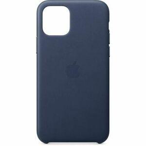 Apple coque cuir bleu nuit pour iphone 11 pro