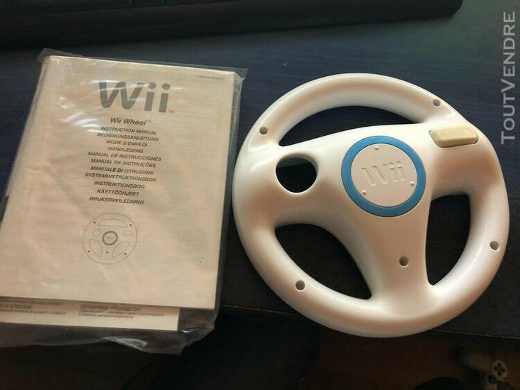 Coffret pack volant mario kart nintendo wii (sans jeu)