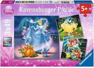 ravensburger - puzzle enfant - disney princess - 3x49