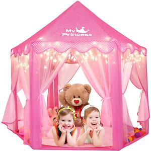 Fivejoy tente princesse fille tente de jeu enfants maison de