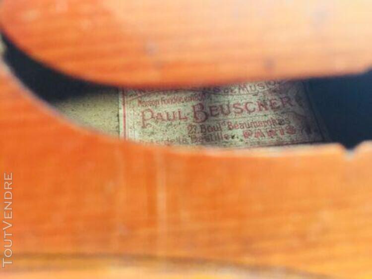 French old violin mirecourt made by paul beuscher house geig