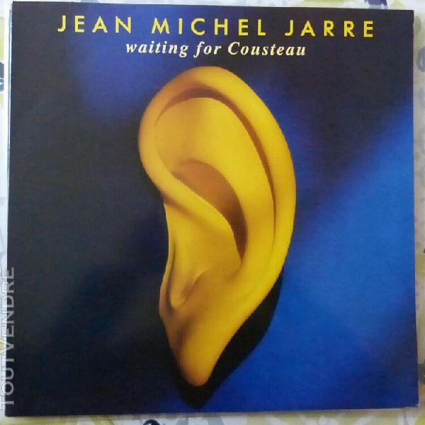 jean michel jarre lp waiting for cousteau 1990 europe ex/ex