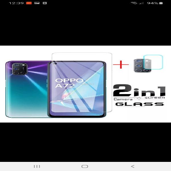 cristal templado para oppo a72