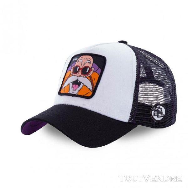 Dragonball z kame casquette blanc/noir homme capslab