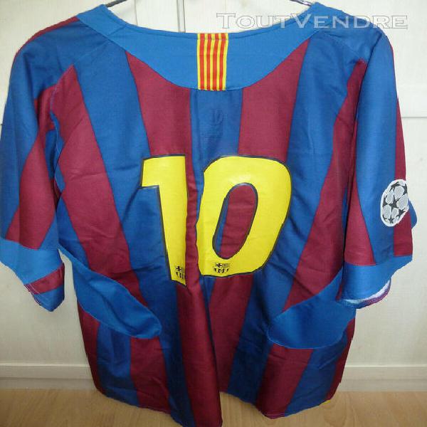 Maillot camiseta vintage fc barcelone maradona ronaldinho me