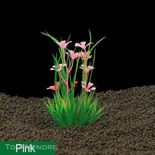 plantes d'aquarium artificielles en plastique 13cm conceptio