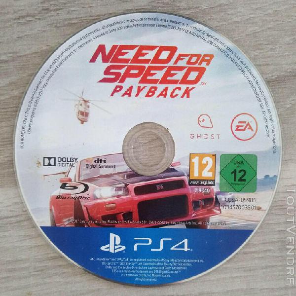 Playstation 4 ps4 - need for speed payback