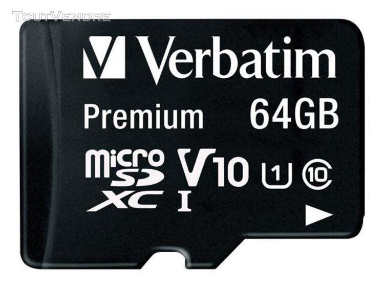 verbatim premium - carte mémoire flash (adaptateur sd