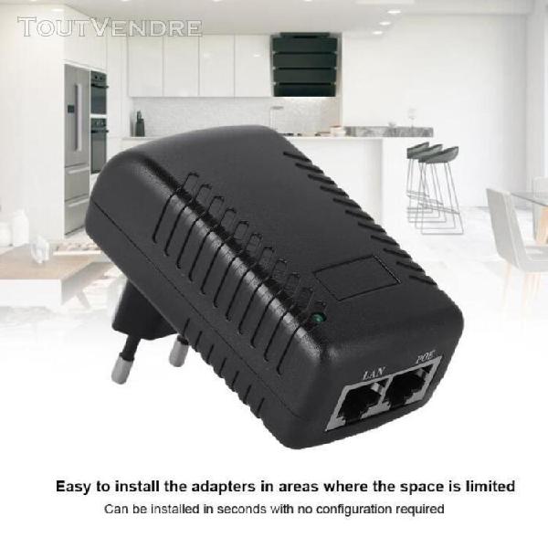 Adaptateur d&#39;alimentation ethernet d&#39;injecteur de prise mura