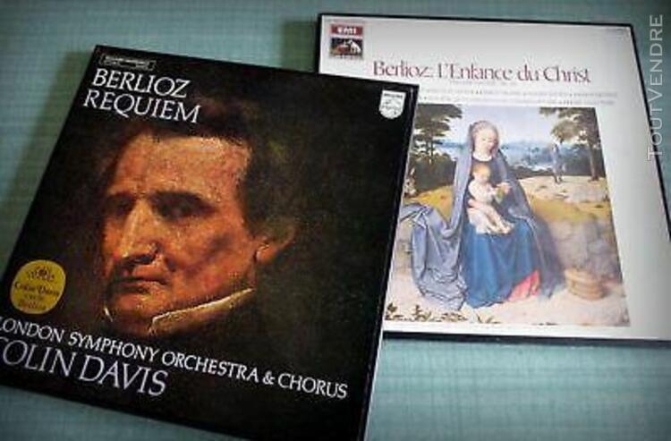 Berlioz: requiem. l&#39;enfance du christ / davis. cluytens 2