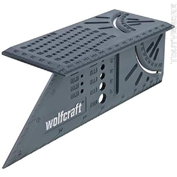 wolfcraft 5208000 Équerre 3d d'onglet 150 x 275 x 66 mm