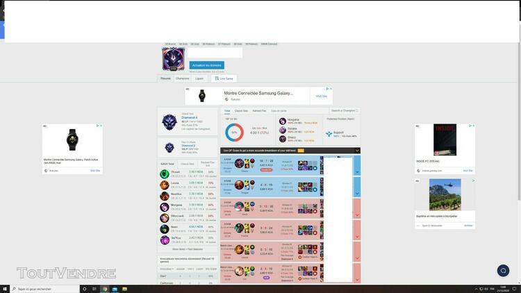 Compte league of legend d4