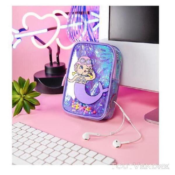 Sac de rangement de dessin animé mignon sac numérique sac