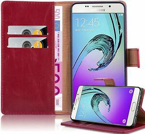 cadorabo coque pour samsung galaxy a5 2016 en rouge cerise -