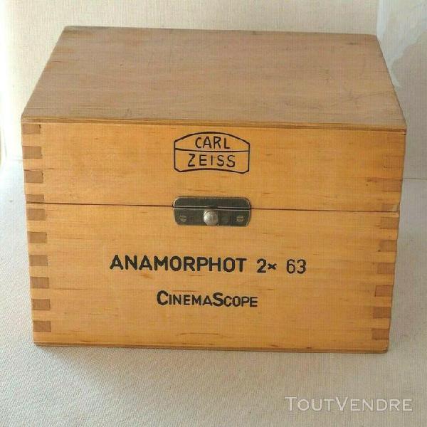 Eu ✮ wooden box-case zeiss anamorphot-63 2x anamorphic