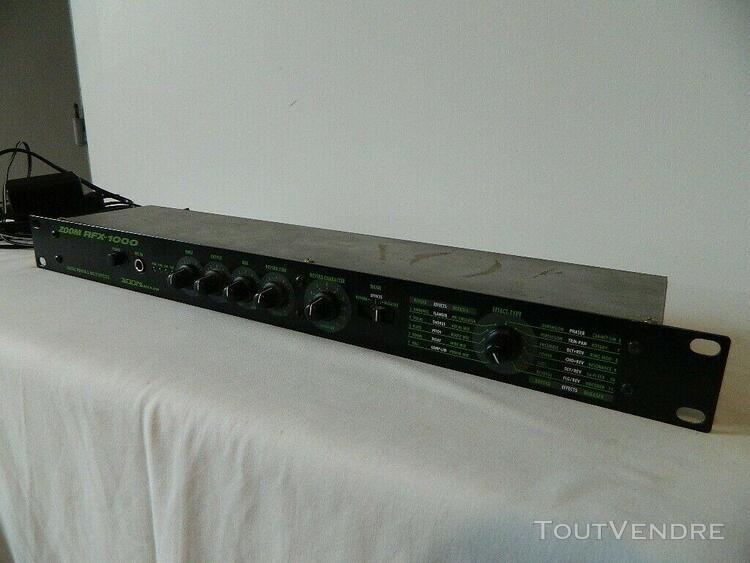 multi effet rack zoom rfx 1000 vintage japan vocoder guitare