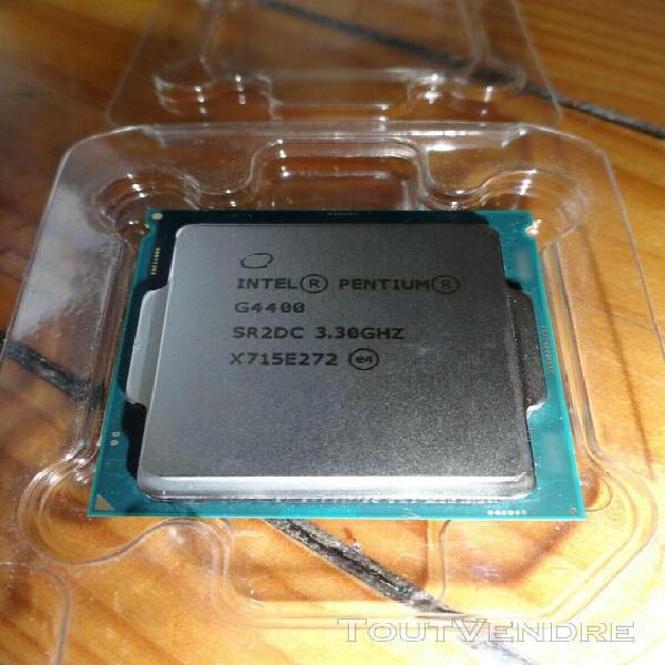 processeur intel pentium g4400 socket 1151 + ventirad intel