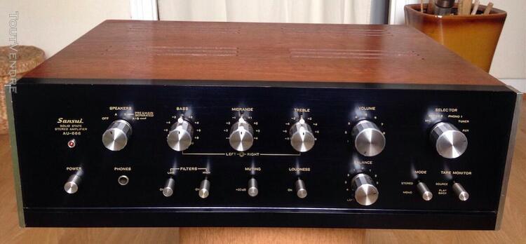 sansui au-666 solid state stereo integrated